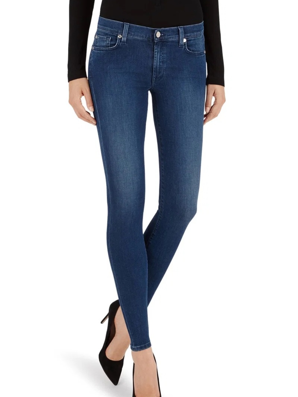 7 for all mankind the skinny jeans sz 28